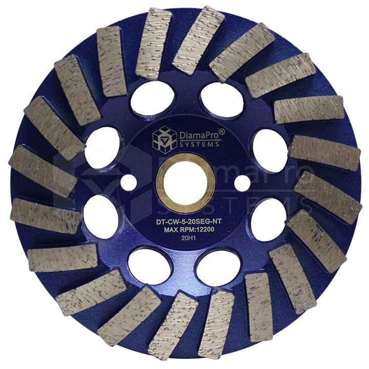 5" 20 Seg Turbo Cup Wheel