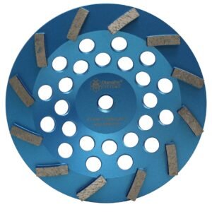 7" 12 seg Turbo Cup Wheel, Soft Concrete